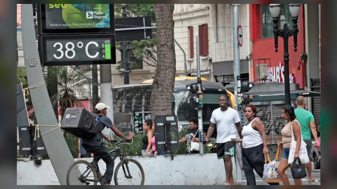 Inmet faz alerta para onda de calor em oito estados do país. Em Cuiabá, os termômetros devem chegar a 40°C