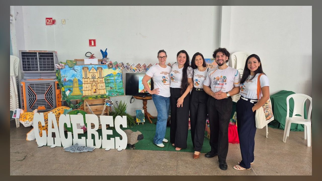 Professores da Rede Municipal de Cáceres apresentam pesquisas e experiências na XVII JORNEDUC