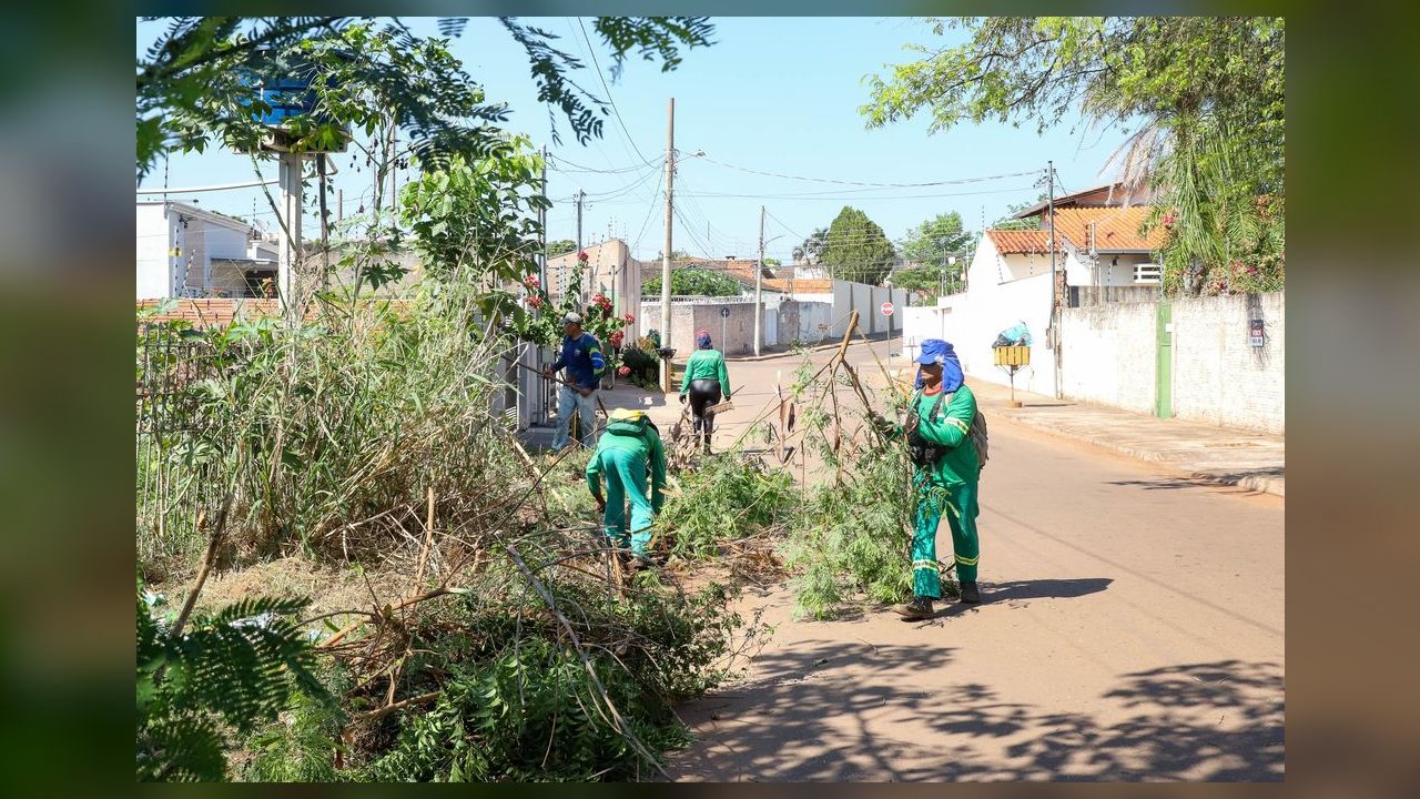 Prefeitura de Várzea Grande intensifica zeladoria e mobilidade urbana em vários bairros