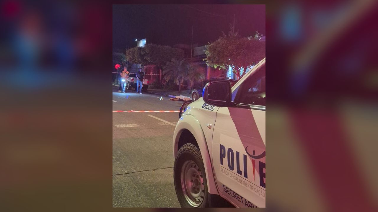 Homem de 35 anos, com extensa ficha criminal, é morto com sete tiros e outra pessoa fica ferida em Rondonópolis.
