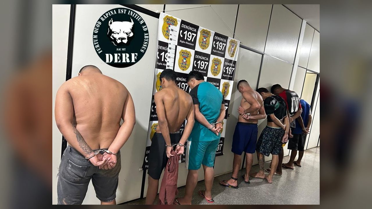 Quadrilha é presa quando comemorava com churrasco uma série de furtos  a farmácias em Cuiabá. Prejuízo chega a quase R$ 600 mil